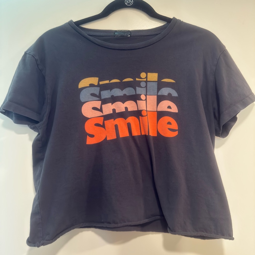 MOTHER Dark Gray Tee SMILE